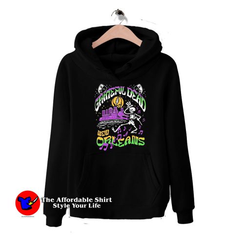 Grateful Dead New Orleans Skyline and Skeleton Hoodie 500x500 Grateful Dead New Orleans Skyline and Skeleton Hoodie On Sale