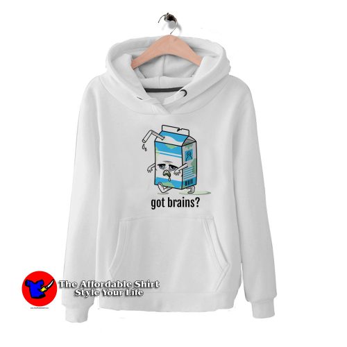 Milk Carton Got Brains Funny Halloween Hoodie 500x500 Milk Carton Got Brains Funny Halloween Hoodie On Sale