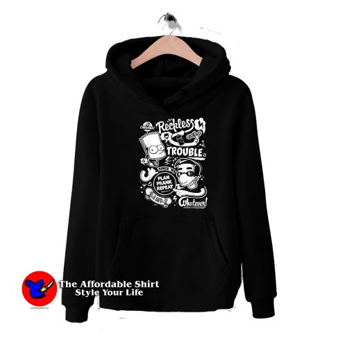 The Simpsons and Milhouse Reckless Trouble Hoodie 500x500 The Simpsons and Milhouse Reckless Trouble Hoodie On Sale