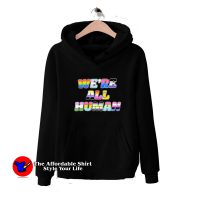 We're All Human Pride Graphic Hoodie