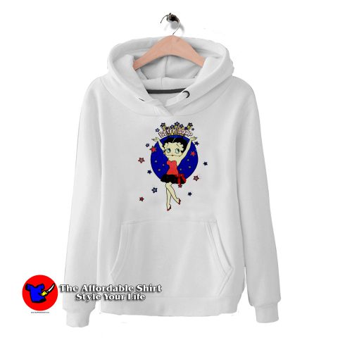 Cute Betty Boop Star Vintage Unisex Hoodie 500x500 Cute Betty Boop Star Vintage Unisex Hoodie On Sale