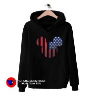 Disney Mickey Mouse Americana Ears Shape Hoodie