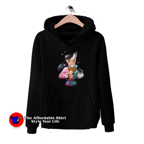 Disney Mulan Half Girl Warrior Unisex Hoodie 500x500 Disney Mulan Half Girl Warrior Unisex Hoodie On Sale