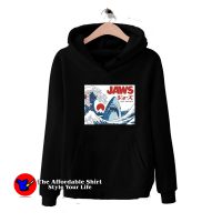 Funny Riot Society Parody Jaws Japan Kanji Hoodie