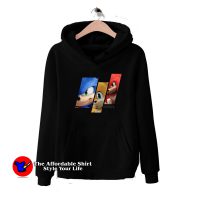 Sonic The Hedgehog 2 Character Panels Unisex Hoodie