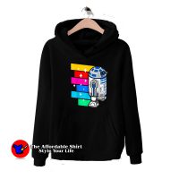 Star Wars Rainbow Roll Cartoon Graphic Hoodie