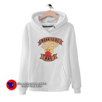 Stewie Born To Be Bad Cartoon Vintage Hoodie