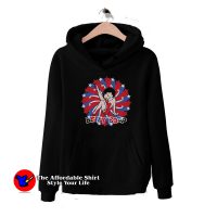 Vintage Betty Boop Red and Blue Splash Hoodie