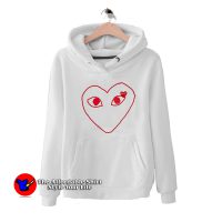 Comme des Garcons Play Outline Heart Unisex Hoodie