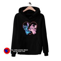 Disney Lilo and Stitch Angel Heart Kisses Hoodie