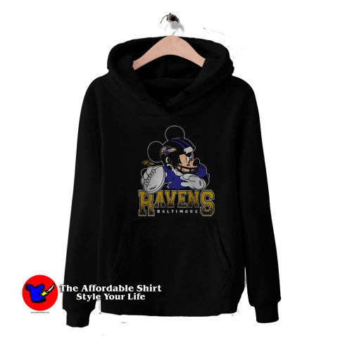 Disney Mickey Mouse Baltimore Ravens Hoodie 500x500 Disney Mickey Mouse Baltimore Ravens Hoodie On Sale