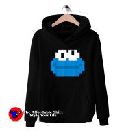 Funny Sesame Street 8-Bit Cookie Monster Hoodie