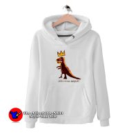 Jean Micheal Basquiat Crowned Dinosaur Hoodie