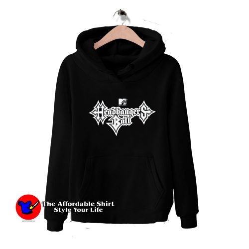 MTV Headbangers Ball Metal Text Unisex Hoodie 500x500 MTV Headbangers Ball Metal Text Unisex Hoodie On Sale