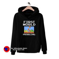 Super Mario 8 Bit First World Problems Graphic Hoodie