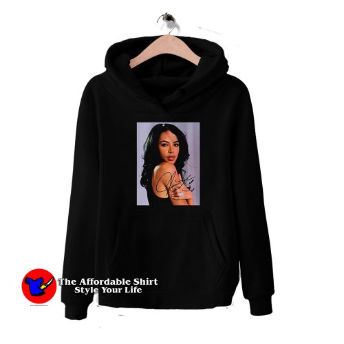 Vintage Aaliyah Haughton Signature 500x500 Vintage Aaliyah Haughton Signature Unisex Hoodie On Sale