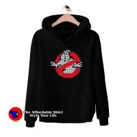 Vintage Ghostbusters 8 Bit Logo Inspired Hoodie