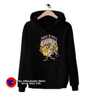 Vintage Tasmanian Looney Tunes Rock And Roll Hoodie