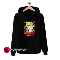 Vintage The Cowardly Dog At Computer Hoodie