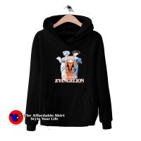 Vintage Neon Genesis Evangelion Anime Hoodie