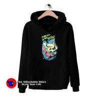 Vintage Skate Skeleton Shred To The Bone Hoodie