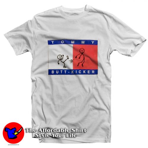 Vintage Tommy Hilfiger Butt Kicker Parody T Shirt 500x500 Vintage Tommy Hilfiger Butt Kicker Parody T Shirt On Sale