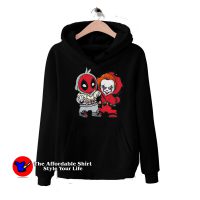 Funny Deadpool And Pennywise Unisex Hoodie