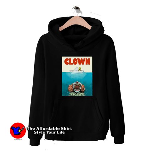 Jaws Funny Parody Clown Halloween Horror Unisex Hoodie 500x500 Jaws Funny Parody Clown Halloween Horror Unisex Hoodie On Sale