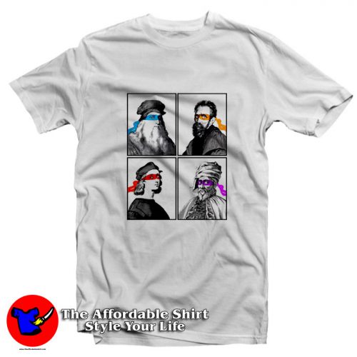 Teenage Mutant Ninja Artists Inspired T Shirt 500x500 Teenage Mutant Ninja Artists Inspired T Shirt On Sale