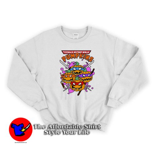 Teenage Mutant Ninja Pumpkins Halloween Sweatshirt 500x500 Teenage Mutant Ninja Pumpkins Halloween Sweatshirt On Sale