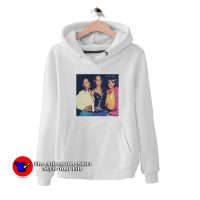 Vintage Portrait Aaliyah Selena Left Eye Graphic Hoodie