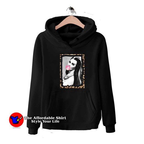 Lily Munster Bubble Gum Graphic Hoodie 500x500 Lily Munster Bubble Gum Graphic Hoodie On Sale