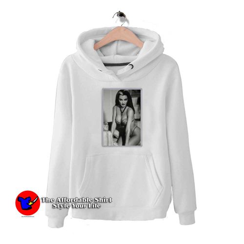 Lily Munster Spiderweb Bikini Graphic Hoodie 500x500 Lily Munster Spiderweb Bikini Graphic Hoodie On Sale