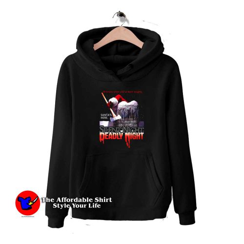 Silent Night Deadly Night Santa Here Hoodie 500x500 Silent Night Deadly Night Santa Here Hoodie On Sale