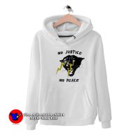 Vintage No Justice No Peace Graphic Unisex Hoodie