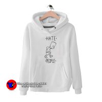 Bart Simpsons Hate People Graphic Unisex Hoodie