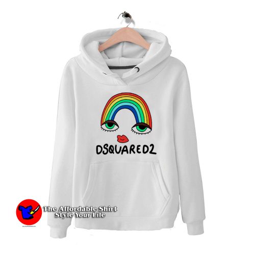 DSQUARED Rainbow Herca Cheap Unisex Hoodie 500x500 DSQUARED Rainbow Herca Cheap Unisex Hoodie On Sale