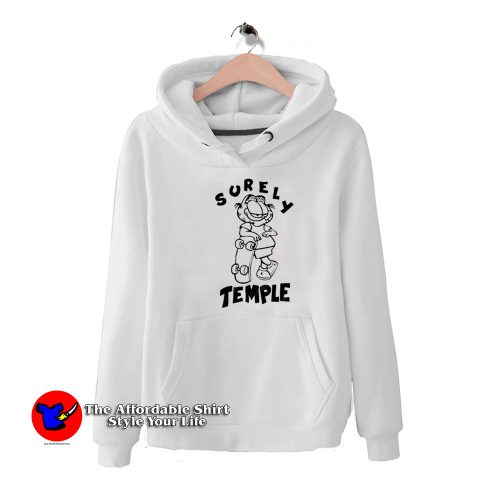 Funny Garfield Surely Temple Unisex Hoodie 500x500 Funny Garfield Surely Temple Unisex Hoodie On Sale