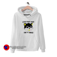 Live Fast And Die 9 Times Funny Unisex Hoodie