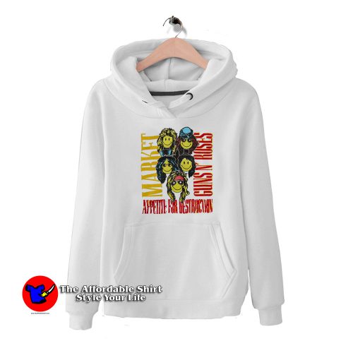 Smiley Guns N Roses Appetite For Destruction Hoodie 500x500 Smiley Guns N Roses Appetite For Destruction Hoodie On Sale