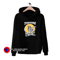 Vintage Late Thrasher Magazine Skateboard Hoodie