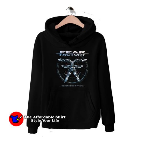 Fear Factory Aggression Continuum Graphic Hoodie 500x500 Fear Factory Aggression Continuum Graphic Hoodie On Sale