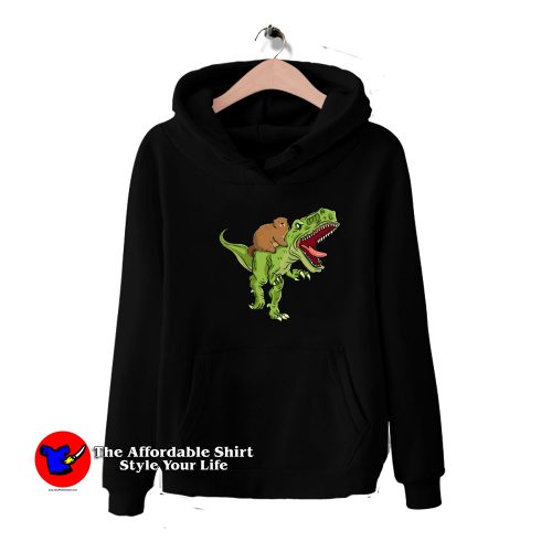 Happy Groundhog Day With Tyrannosaurus Hoodie 500x500 Happy Groundhog Day With Tyrannosaurus Hoodie On Sale