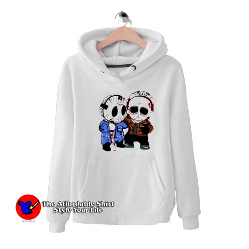 Jason Voorhees And Michael Myers Friends Hoodie 500x500 Jason Voorhees And Michael Myers Friends Hoodie On Sale