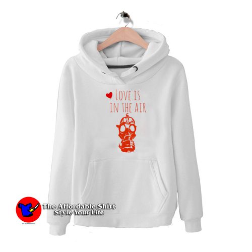 Love is in the Air Gas Mask Anti Valentine Hoodie 500x500 Love is in the Air Gas Mask Anti Valentine Hoodie On Sale