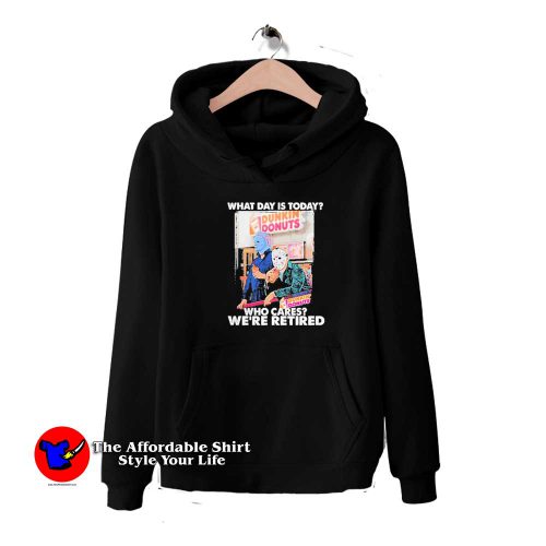 Michael Myers And Jason Voorhees Dunkin Donuts Hoodie 500x500 Michael Myers And Jason Voorhees Dunkin Donuts Hoodie On Sale