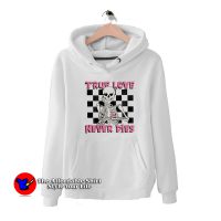 Valentine's Day Skeleton True Love Never Dies Hoodie