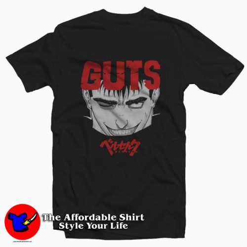 Berserk Guts Anime Fan Art Vintage Style Tshirt 500x500 Berserk Guts Anime Fan Art Vintage Style T Shirt On Sale