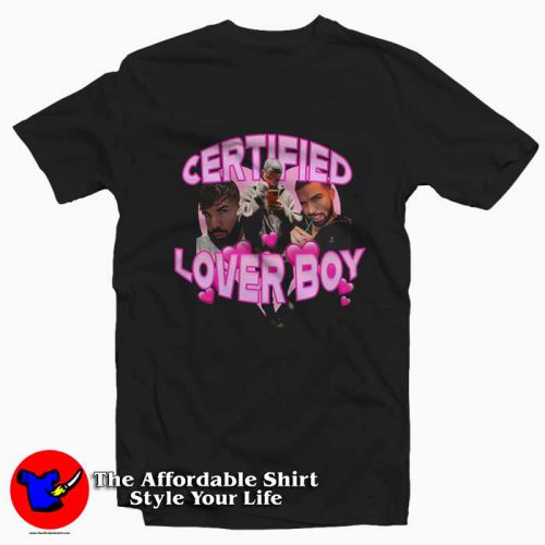 Drake Lover Boy Certified Graphic Unisex Tshirt 500x500 Drake Lover Boy Certified Graphic Unisex T Shirt On Sale