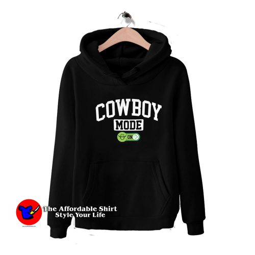 Funny Cowboy Mode ON Graphic Unisex Hoodie 500x500 Funny Cowboy Mode ON Graphic Unisex Hoodie On Sale